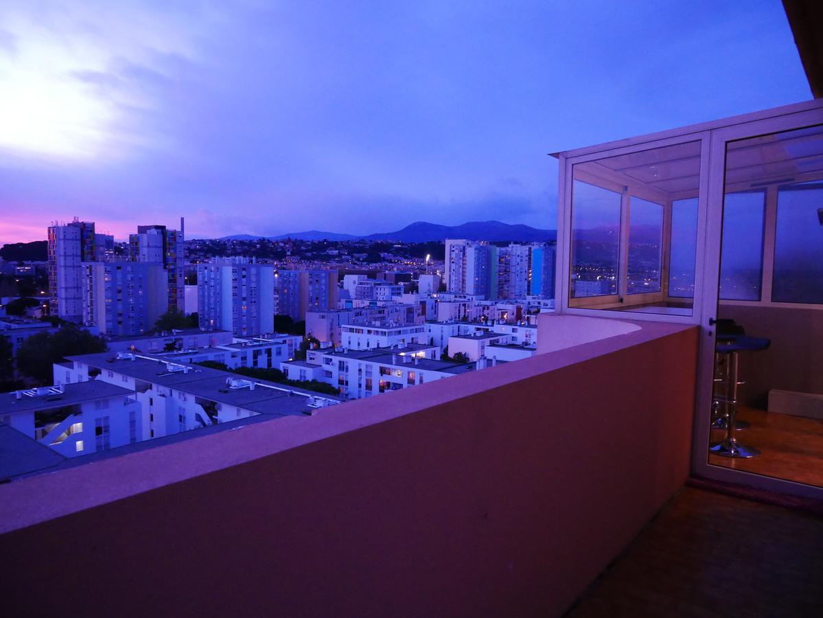 Appartement Rooftop 8 Personnes Grande Terrasse Avec Parking Quartier Aeroport Νίκαια Εξωτερικό φωτογραφία